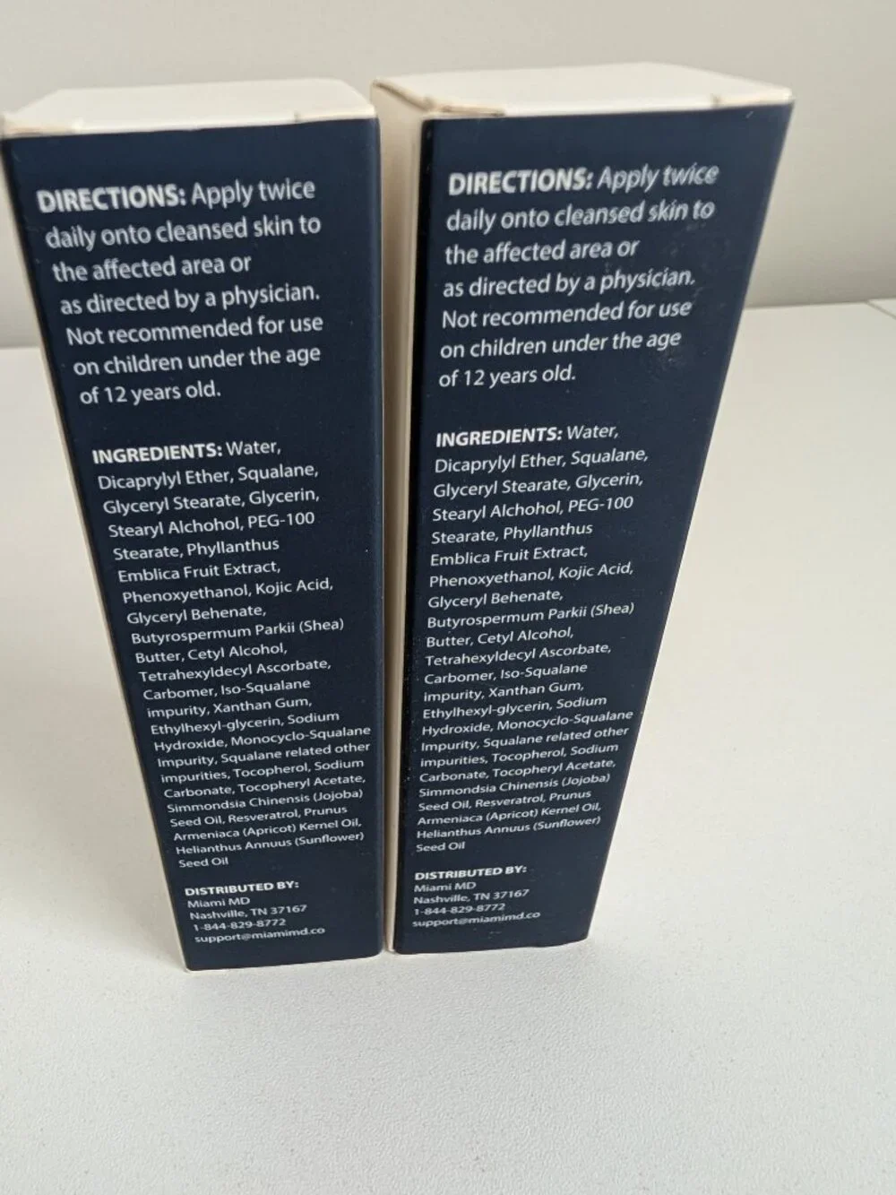 Miami MD/MiamiMD Face & Hands DARK SPOT CORRECTOR 1 oz/30 ml Each Lot of 2